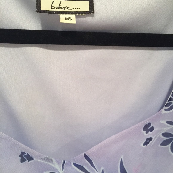 Believe Purple Floral Dress - Picture 2 of 6